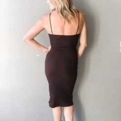 Audrey 3+1 Keep It Simple Ribbed Midi Clothing