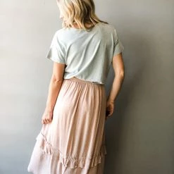 Promesa Sun Flare Midi Skirt Clothing