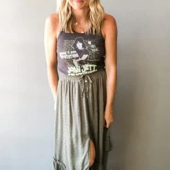 Promesa Sun Flare Midi Skirt Clothing