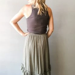 Promesa Sun Flare Midi Skirt Clothing