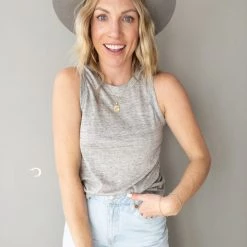 Chaser Brand Clothing Chaser Linen Jersey Muscle Tank