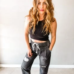 Listicle Beckett Denim Joggers