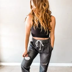Listicle Beckett Denim Joggers