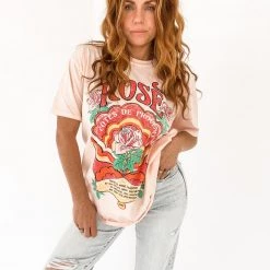 Project Social T Rose Oversized Tee Clothing