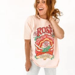 Project Social T Rose Oversized Tee Clothing