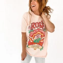 Project Social T Rose Oversized Tee Clothing