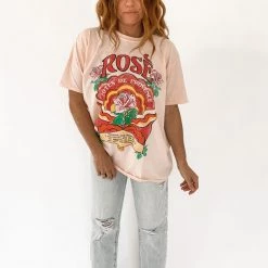 Project Social T Rose Oversized Tee Clothing