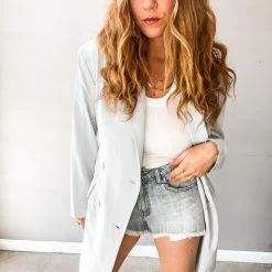 Trend Notes Outdoor Dining Blazer Clothing