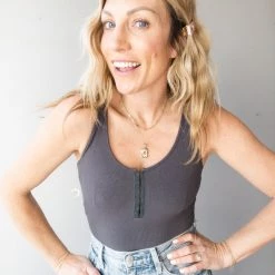 Listicle Off Limits Ribbed Bodysuit Clothing