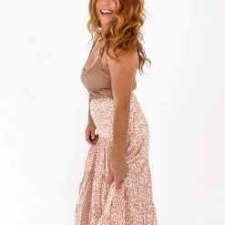 Trend Notes Clothing Pretty In Floral Tiered Skirt