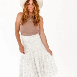 Trend Notes Clothing Pretty In Floral Tiered Skirt