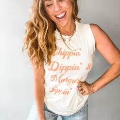 Project Social T Margarita Sippin Muscle Tank Clothing