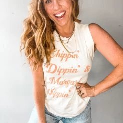 Project Social T Margarita Sippin Muscle Tank Clothing