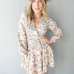 Lush Clothing Back In Time Mini Dress