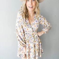 Lush Clothing Back In Time Mini Dress