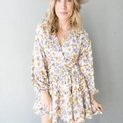 Lush Clothing Back In Time Mini Dress