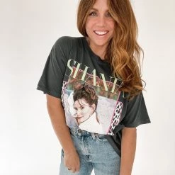 Daydreamer Shania Leopard Frame Merch Tee Clothing