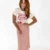 Audrey 3+1 Daisy If Ya Do Midi Skirt Clothing