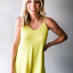 Bucketlist Clothing Pass The Lime Knit Romper