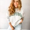 Salt And Freckles California Oversized Pullover Clothing