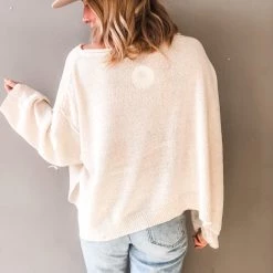 Listicle Clothing Oxford Knit Sweater