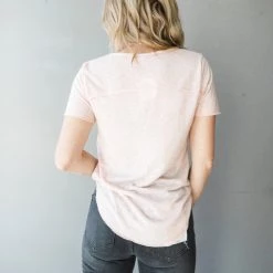 Project Social T Clothing Sophia Pocket V Neck Tee