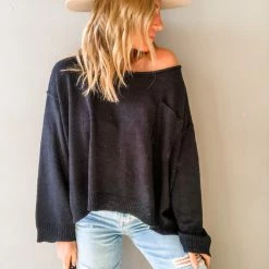 Listicle Clothing Oxford Knit Sweater