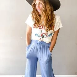 Blue B Sky Is The Limit Palazzo Pants