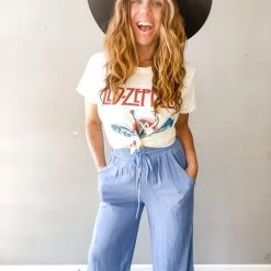 Blue B Sky Is The Limit Palazzo Pants