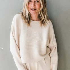 Promesa Clothing Ribbed Sweater Top