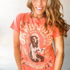 Daydreamer Janis Joplin In Hollywood Tee Clothing