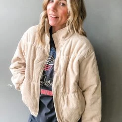 Wishlist Clothing Maverick Cord Bomber Jacket