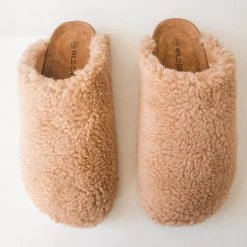 Stella Shoes Matcha Shearling Clog