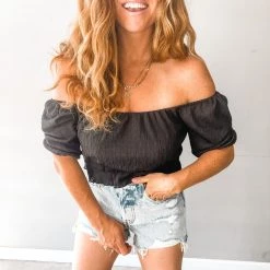 Lush Clothing Maria Ruffle Crop