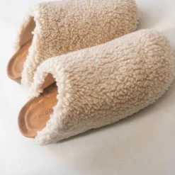 Stella Shoes Matcha Shearling Clog