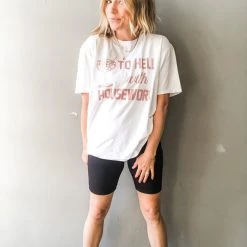 Project Social T To Hell With Housework Oversized Tee Clothing