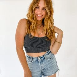 Zenana Sun Seeker Cropped Tank Clothing