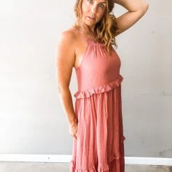 Listicle Clothing On The Horizon Halter Dress