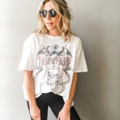 Project Social T Champagne Oversized Tee