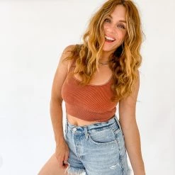 Zenana Sun Seeker Cropped Tank Clothing