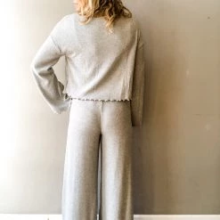 Project Social T Ride Cozy Rib Wide Leg Pant Clothing