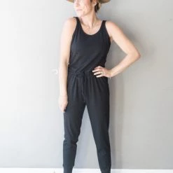 Chaser Brand Chaser Cozy Rib Tank Jumpsuit Clothing