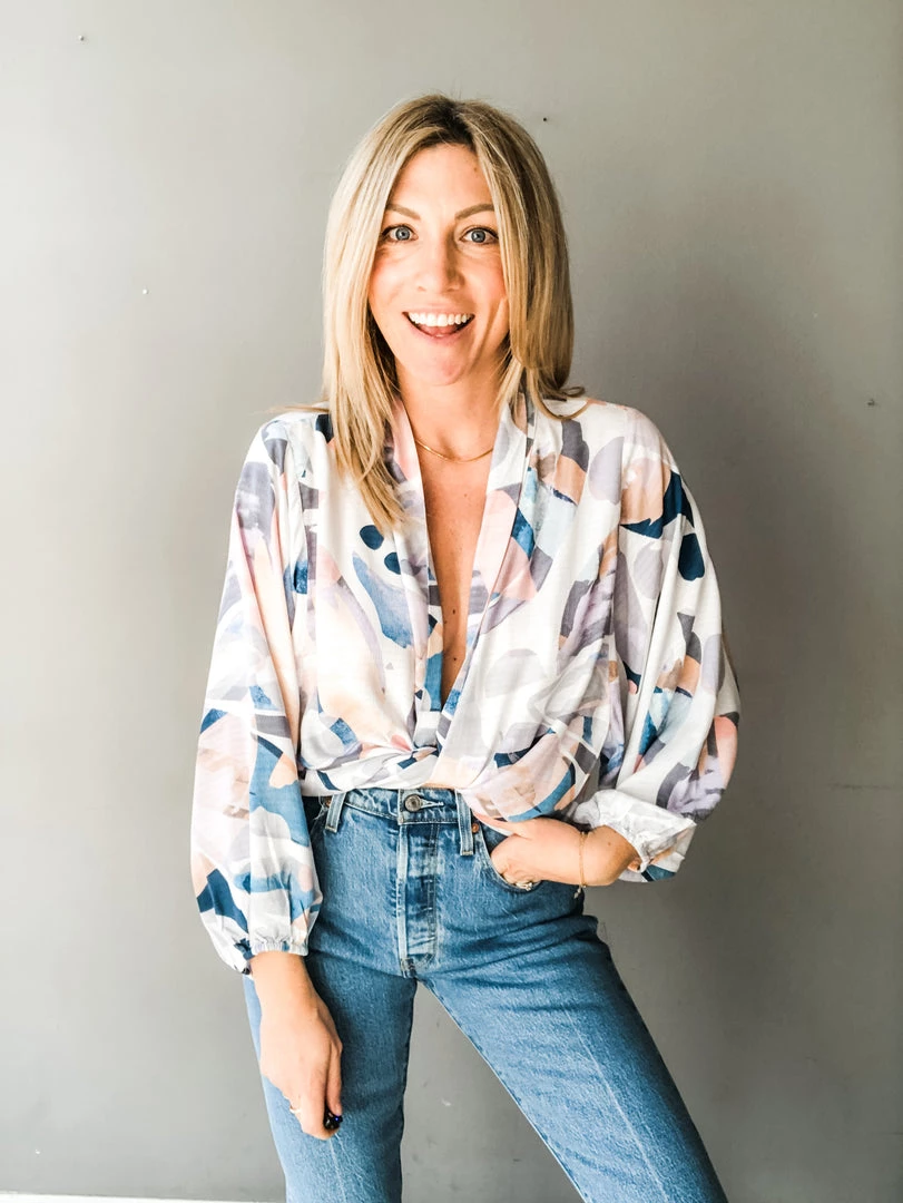 Love Stitch Bright Skies Tie Top Clothing 1 Love Stitch Bright Skies Tie Top Clothing