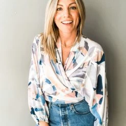 Love Stitch Bright Skies Tie Top Clothing 9 Love Stitch Bright Skies Tie Top Clothing