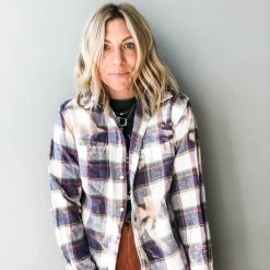 Envy Upcycle The Beatles Vintage Band Tee Flannel Clothing