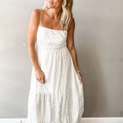 Endless Blu On The Rise Midi Dress Clothing