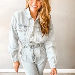 Mable Garage Girl Denim Jumpsuit