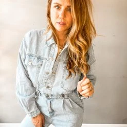 Mable Garage Girl Denim Jumpsuit