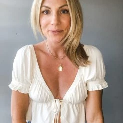 Audrey 3+1 Clothing Malibu Vibes Baby Doll Crop