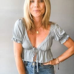 Audrey 3+1 Clothing Malibu Vibes Baby Doll Crop